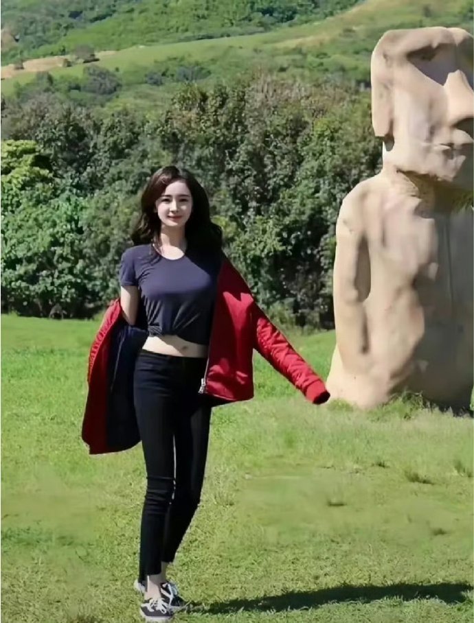 据说这是杨幂最胖的时候，怪不得有此绰号