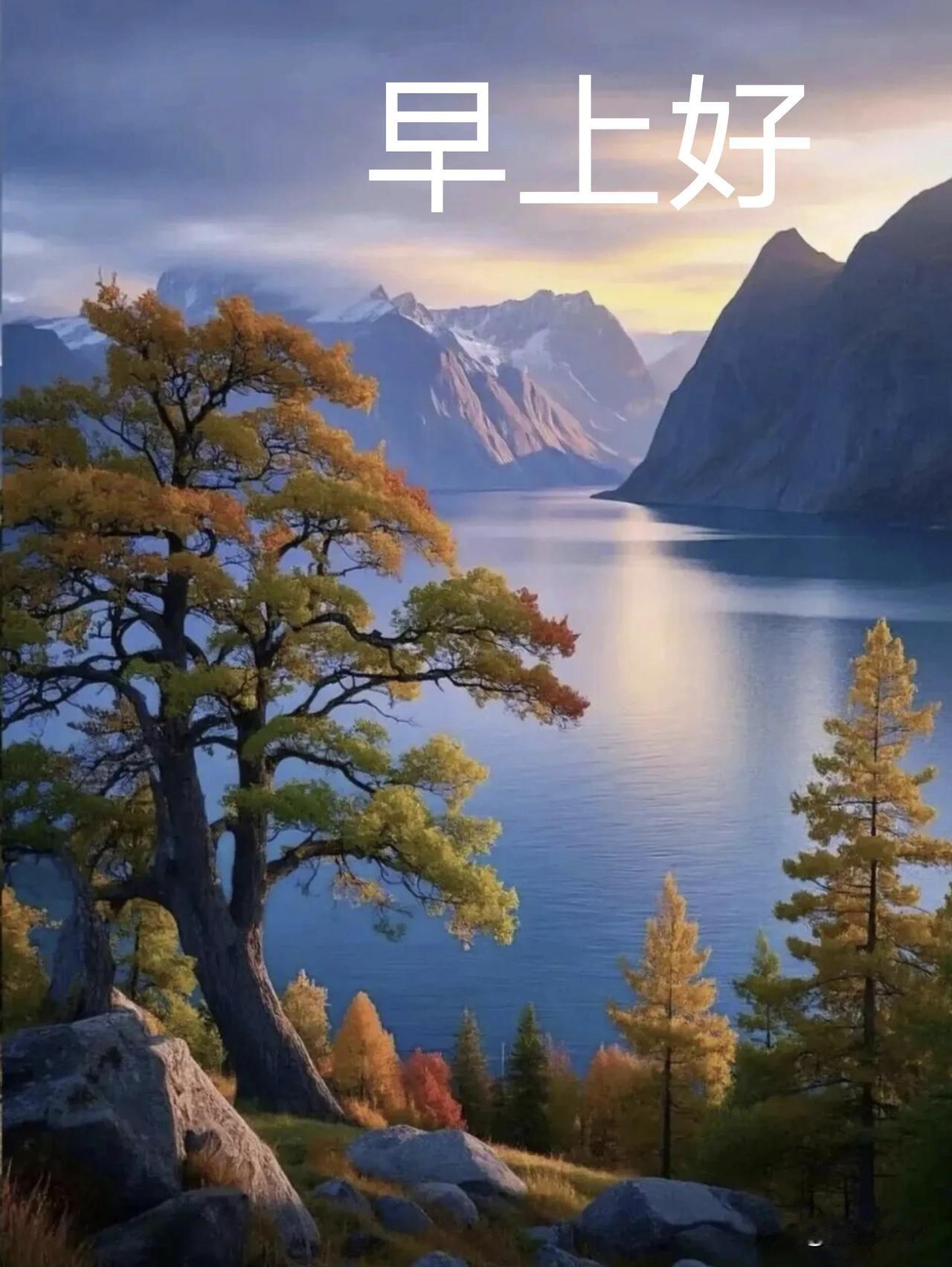 晨光缓缓到来，愿卸下一身疲惫，带着平和的心态，开启崭新的一天，早安。