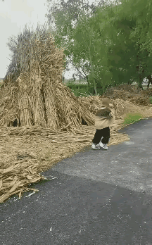 姐姐和别人打羽毛球，弟弟也想玩，可是姐姐嫌弃他太小不会玩，根本不让给他。生气了的