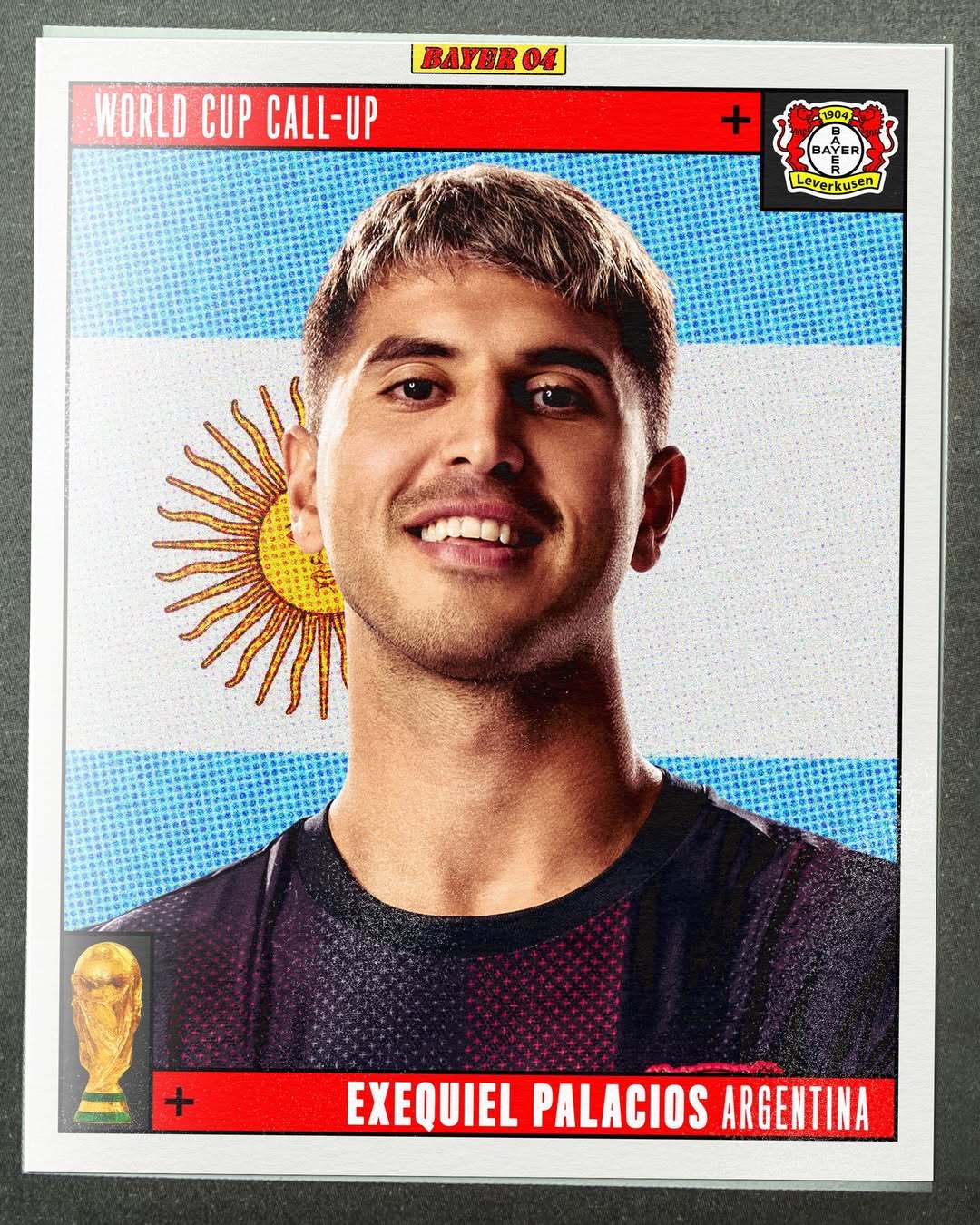 🏆随卫冕冠军，出征！🎉🇦🇷恭喜帕拉西奥斯入选阿根廷国家队2026年世界杯