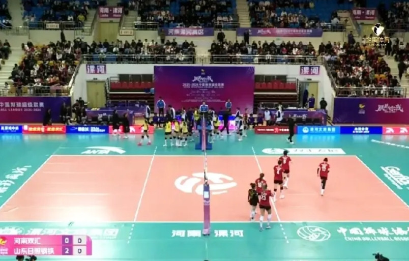 河南女排难啊，拼尽全力第二局还是以21比25负于山东女排！第二局一开局，山东女排