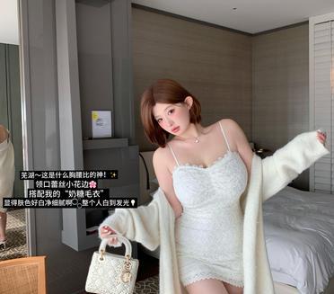 粉扑扑套装！！“小白花3.0”裙子给你们做了两个颜色