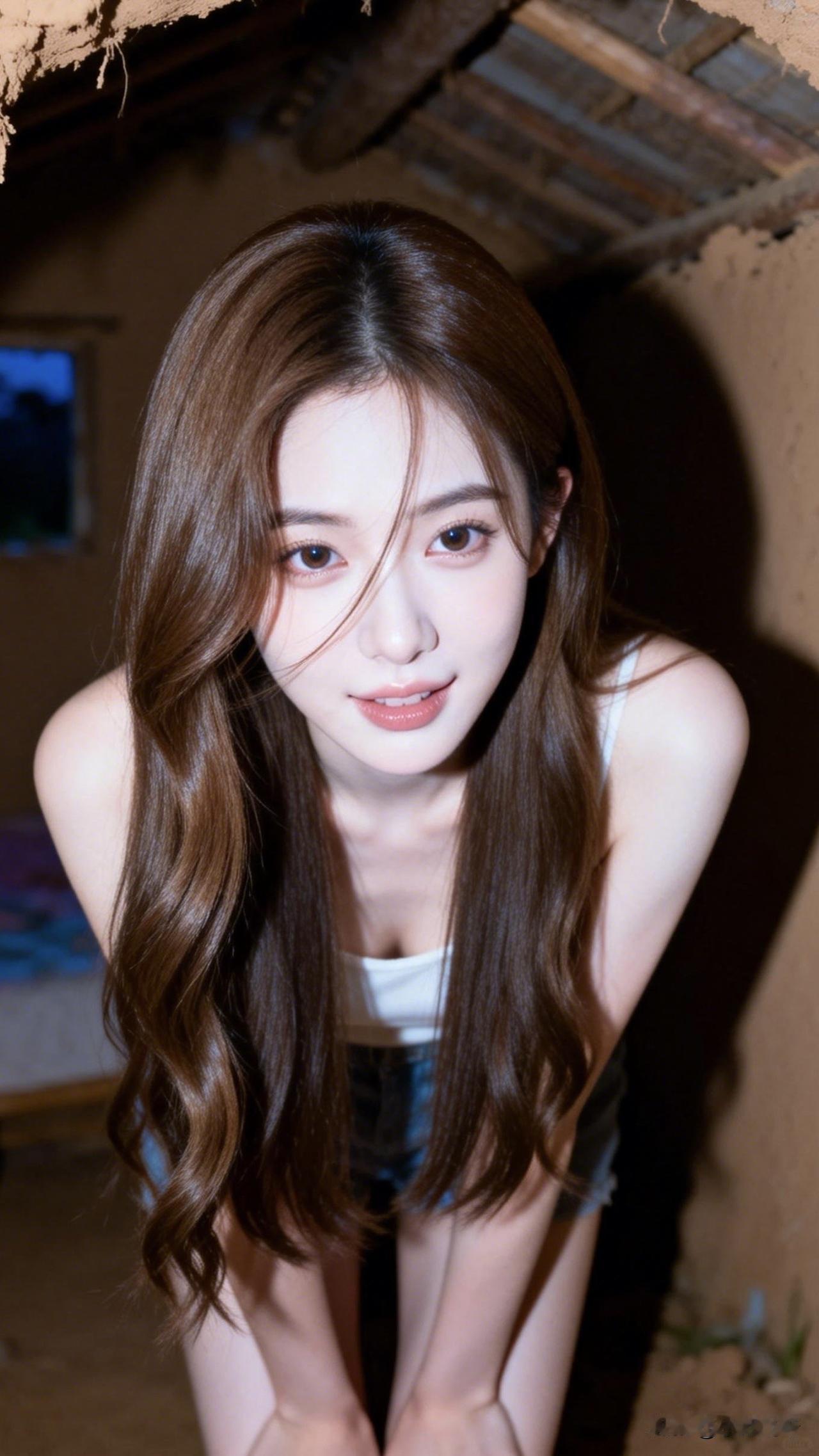 ：夜深人静了，在这寂静的夜晚，并非睡不着，只是笑容依然甜美，长发依然飘逸，也许只