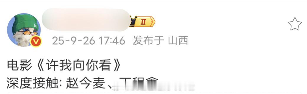 🍉：赵今麦、丁程鑫深度接触《许我向你看》，除了女主以外全员恶人，男主人设大雷、