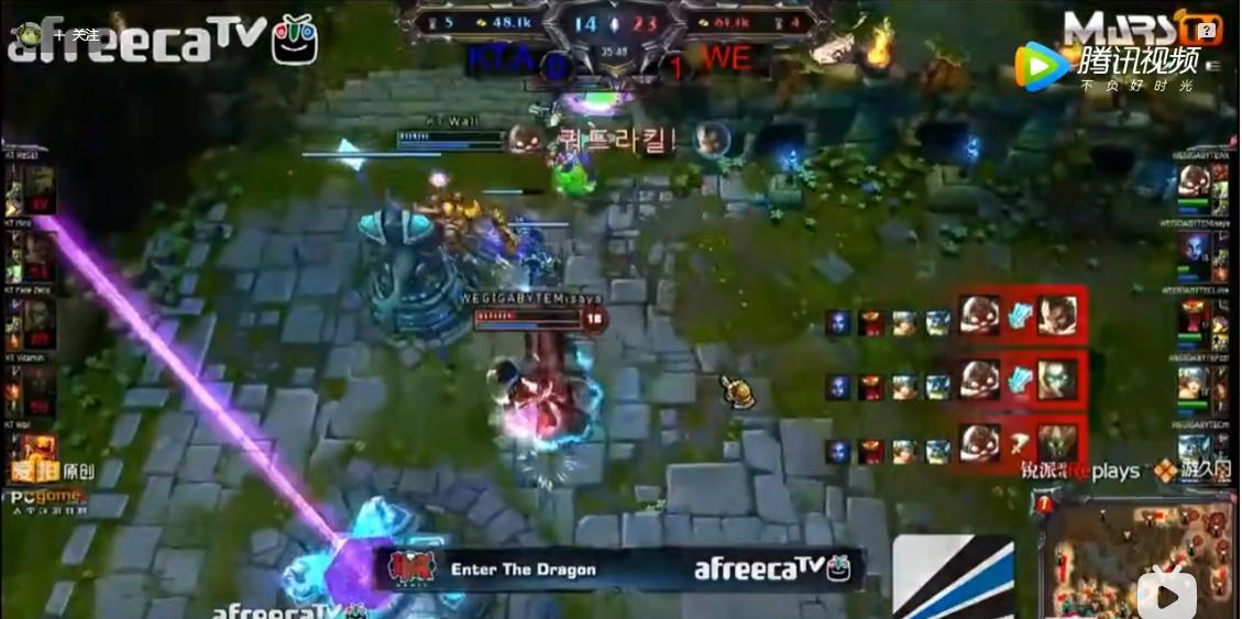 LPL“最解气”五场外战盘点：1，2012龙争虎斗杯，WE战胜KTA，解气原