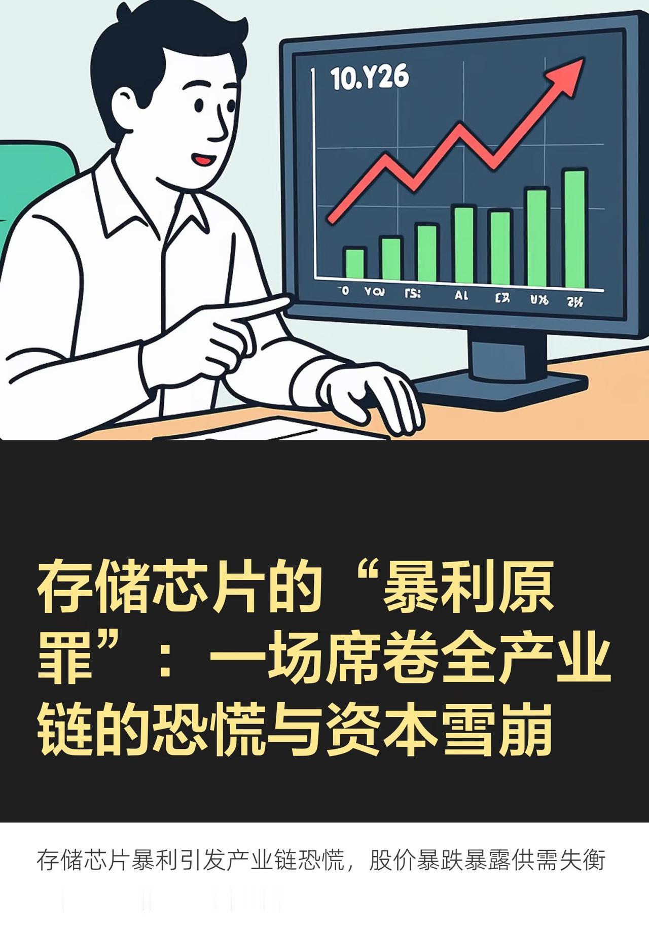 存储芯片的股价雪崩背后是其“暴利原罪”，这是一场席卷全产业链的恐慌与资本雪崩。