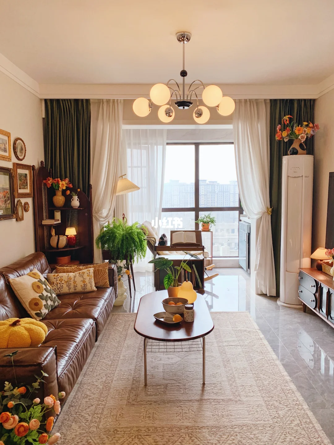 65平灰地砖三室装成这样，我尽力了