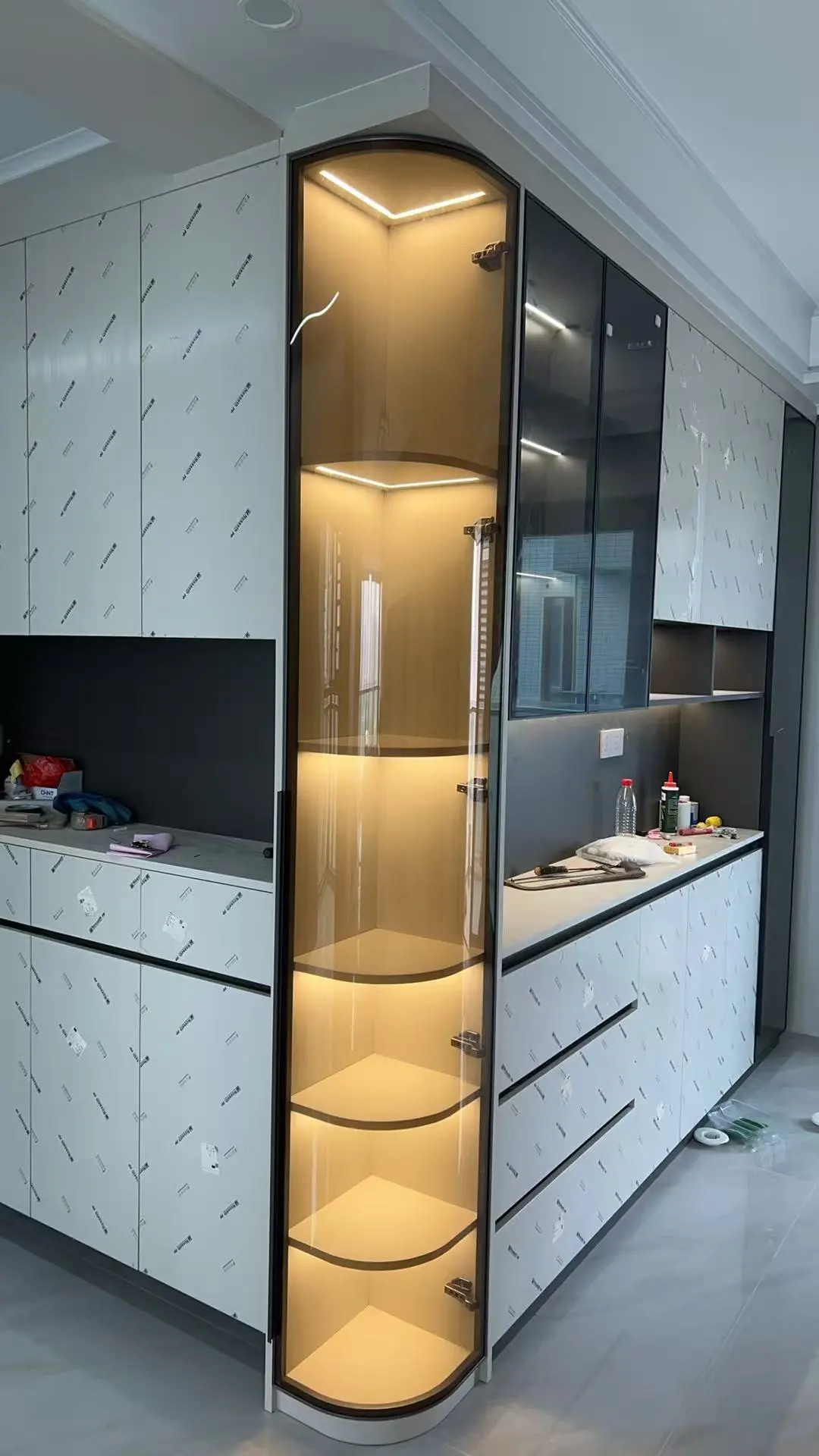 圆弧玻璃门特别高级