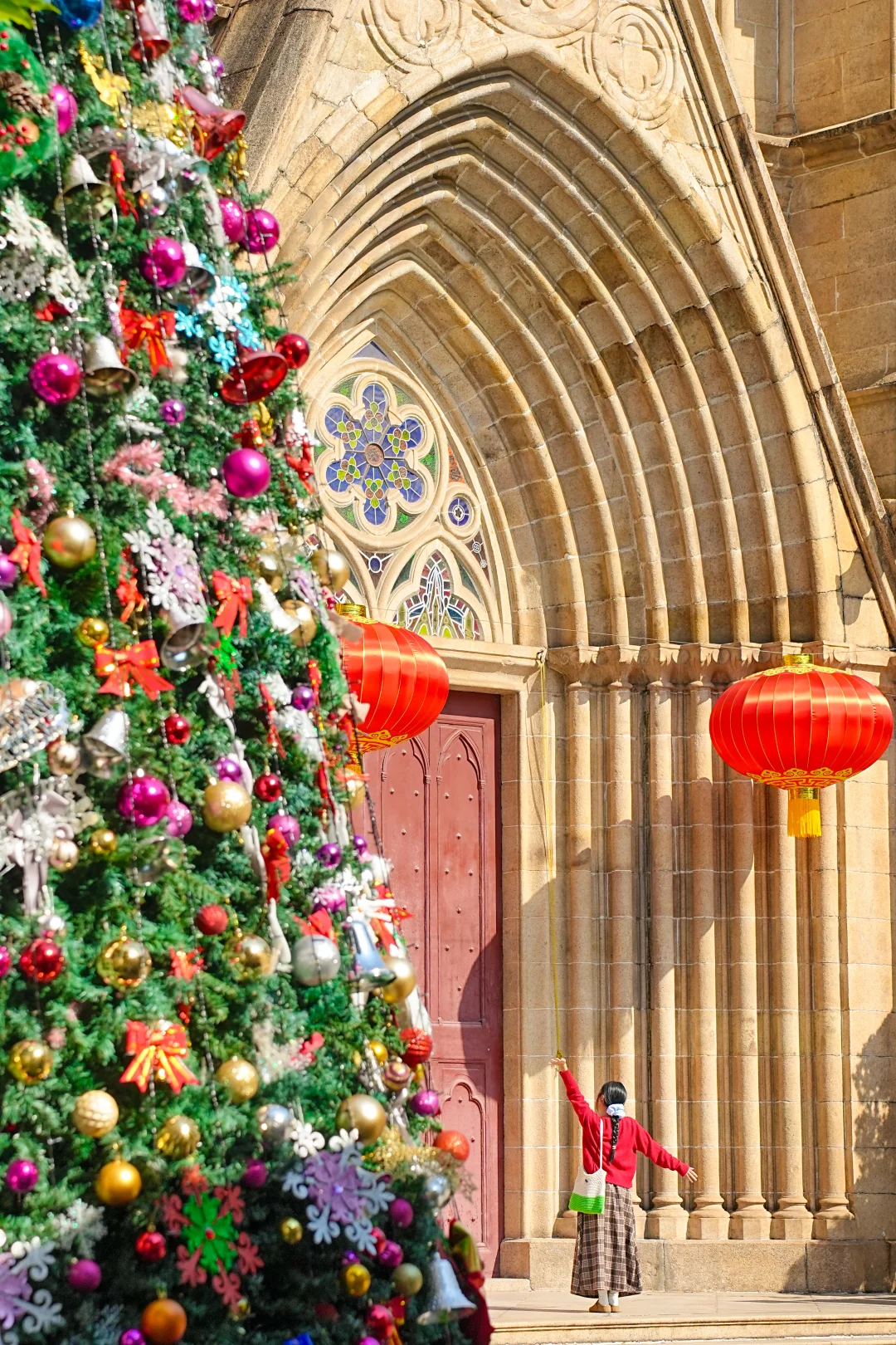 广州12月圣诞🎄圣心大教堂你真的！美哭我