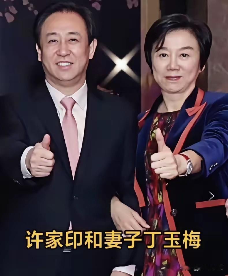 许家印妻子丁玉梅真是幸运，没有被牵扯到这起案件里，要不然她也得进去，然而现在的她