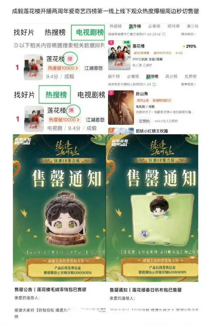 《朝雪录》热度“超车”？《莲花楼》江湖地位难撼近日，古装探案剧《朝雪录》热度