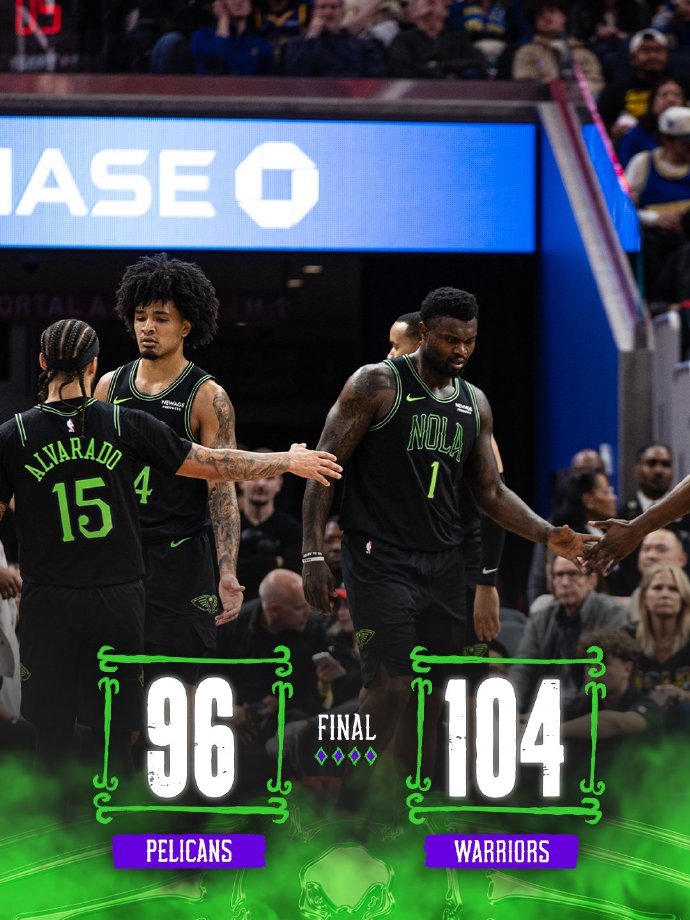 打铁大战！#库里伤缺勇士胜鹈鹕# 两支受伤病困扰的球队，一支伤了大半主力，