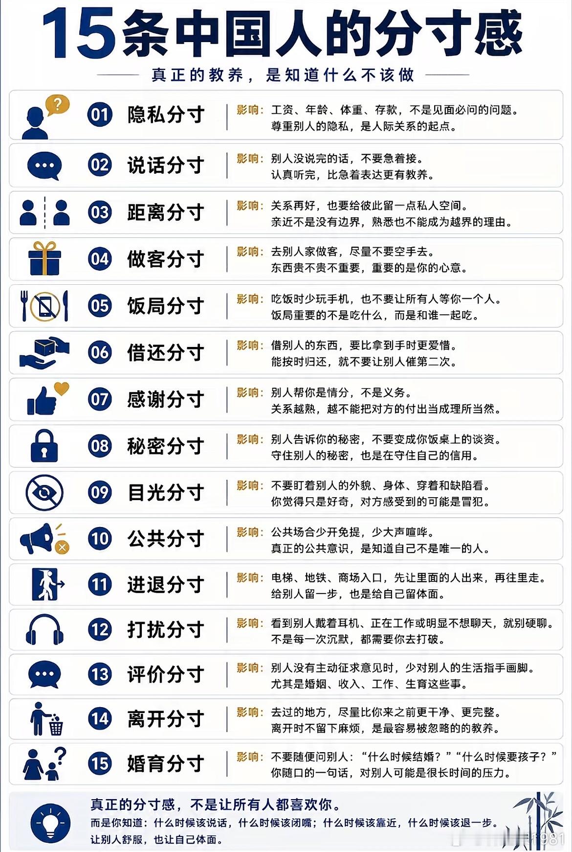 15条中国人的分寸感