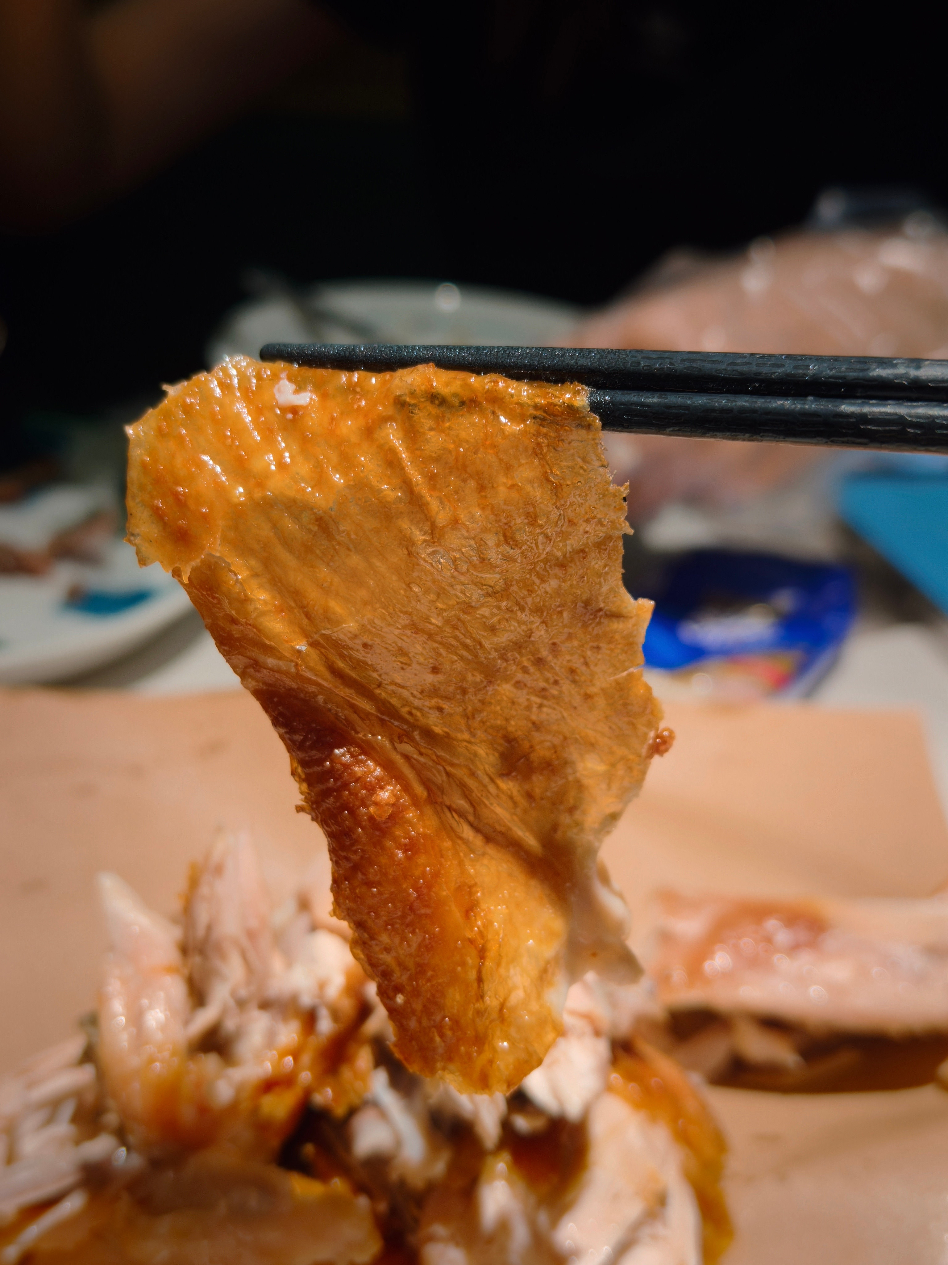 烤鸡的精华，趁热吃[点赞]​​​