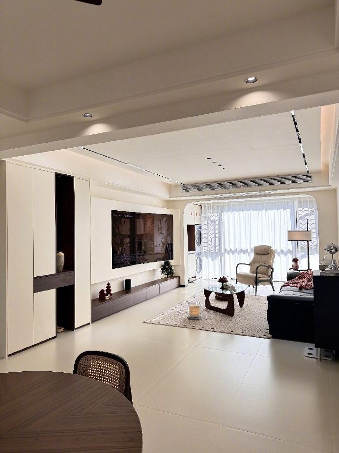 120平极简中古风，还挺雅致的，给大家参考