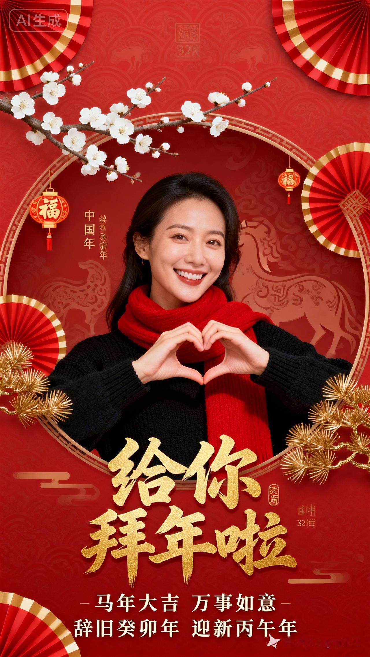 新年快乐，福气满满，给你拜年啦！🎉💖