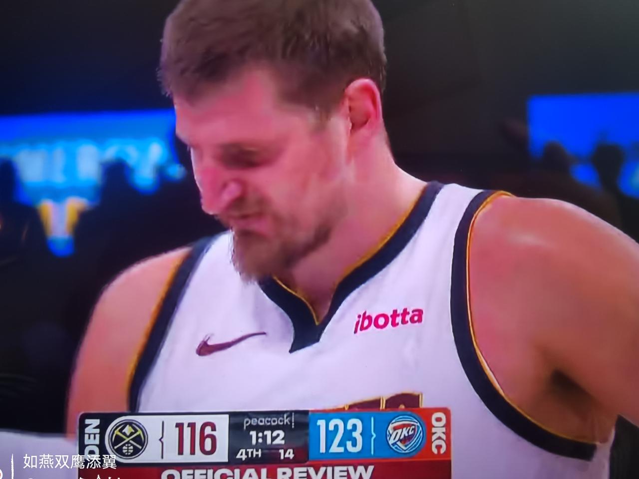 对掘金的定位，可能高了掘金客场126-129，再次输给雷霆，