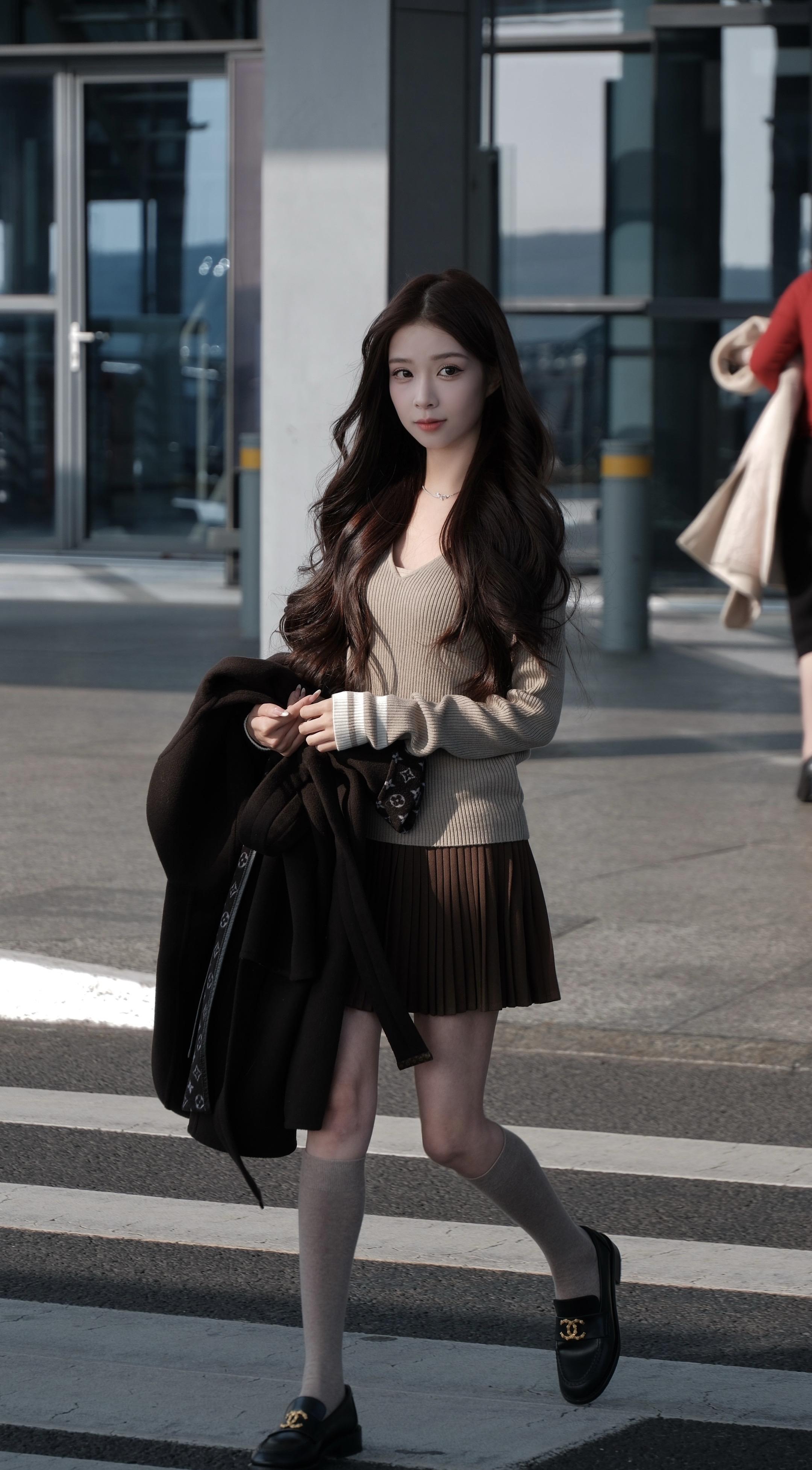 上海街拍。我能发出来的！本人真的都巨美！！