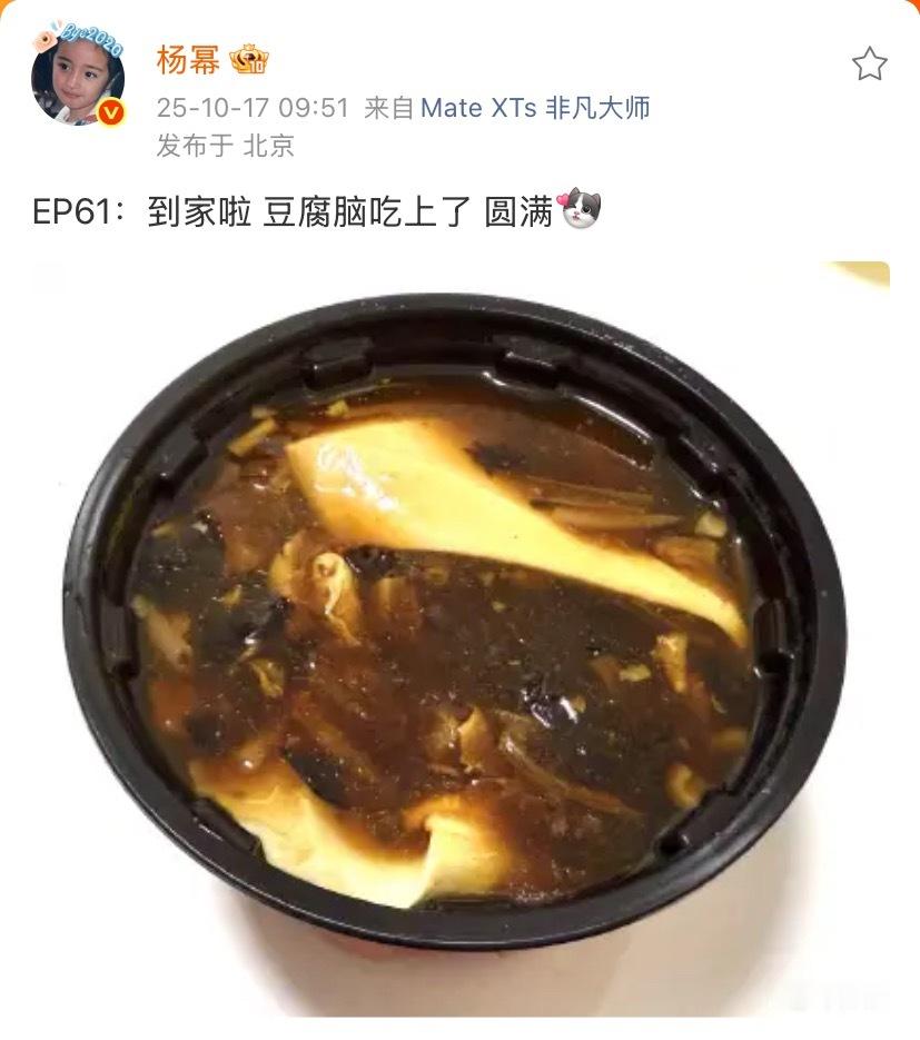 幂姐这个豆腐脑看起来像是北方不加辣椒的卤汁豆腐脑，但是应该是光线问题所以拍出来