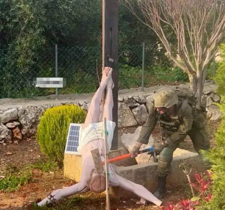 内塔尼亚胡也怕了，赶紧发文澄清。以色列士兵在黎巴嫩砸毁耶稣雕像，引发众怒！不