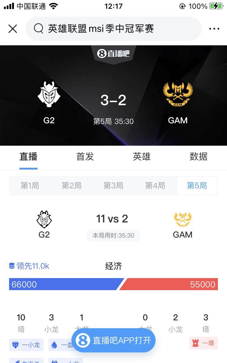 老将CAPS临危救主搏至无憾G2满头大汗但拒绝让二追三！就在刚刚，本届MSI