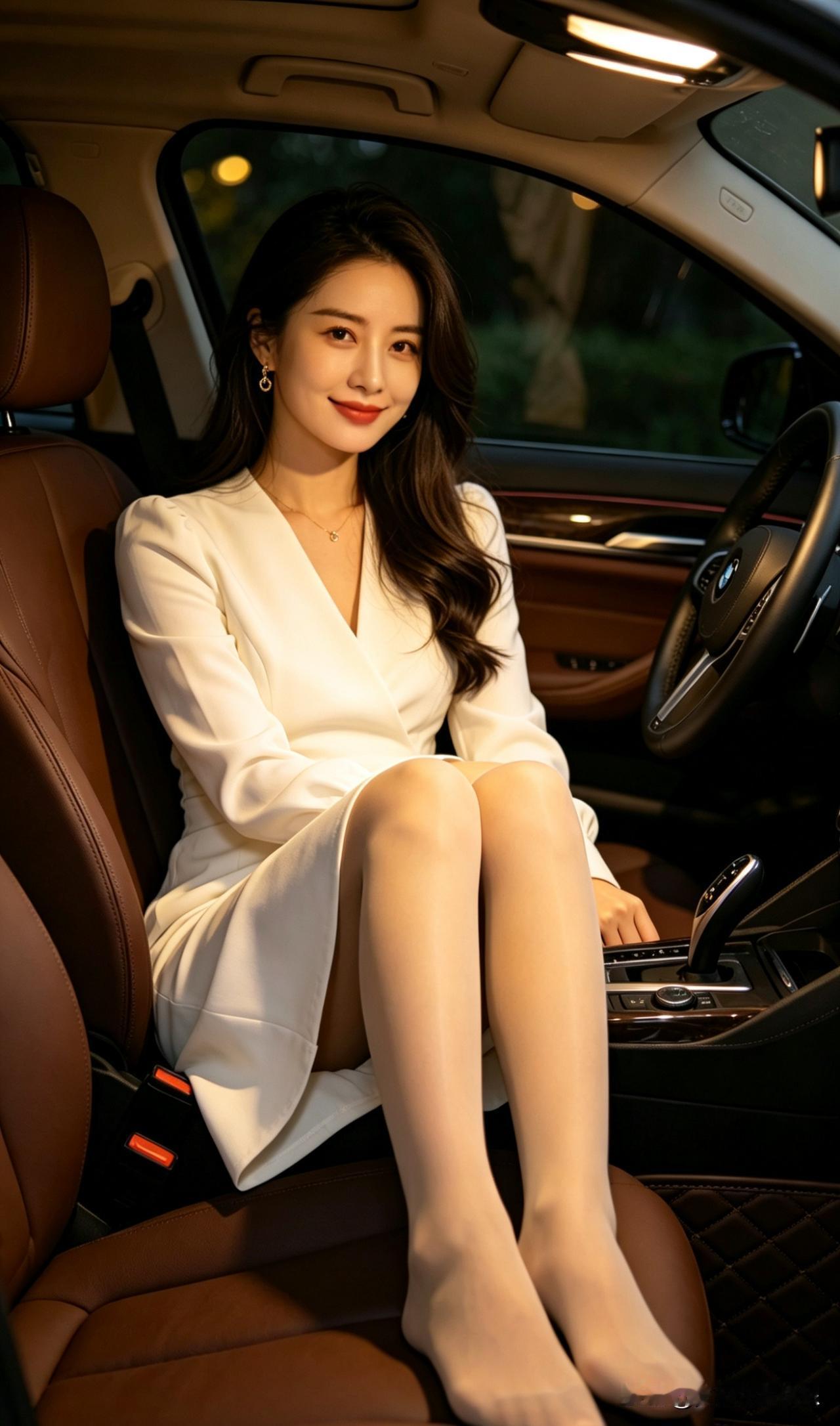 ai宝妈在车里休息，等待孩子放学ai宝妈宝妈aiai辣妈ai正能量宝妈a