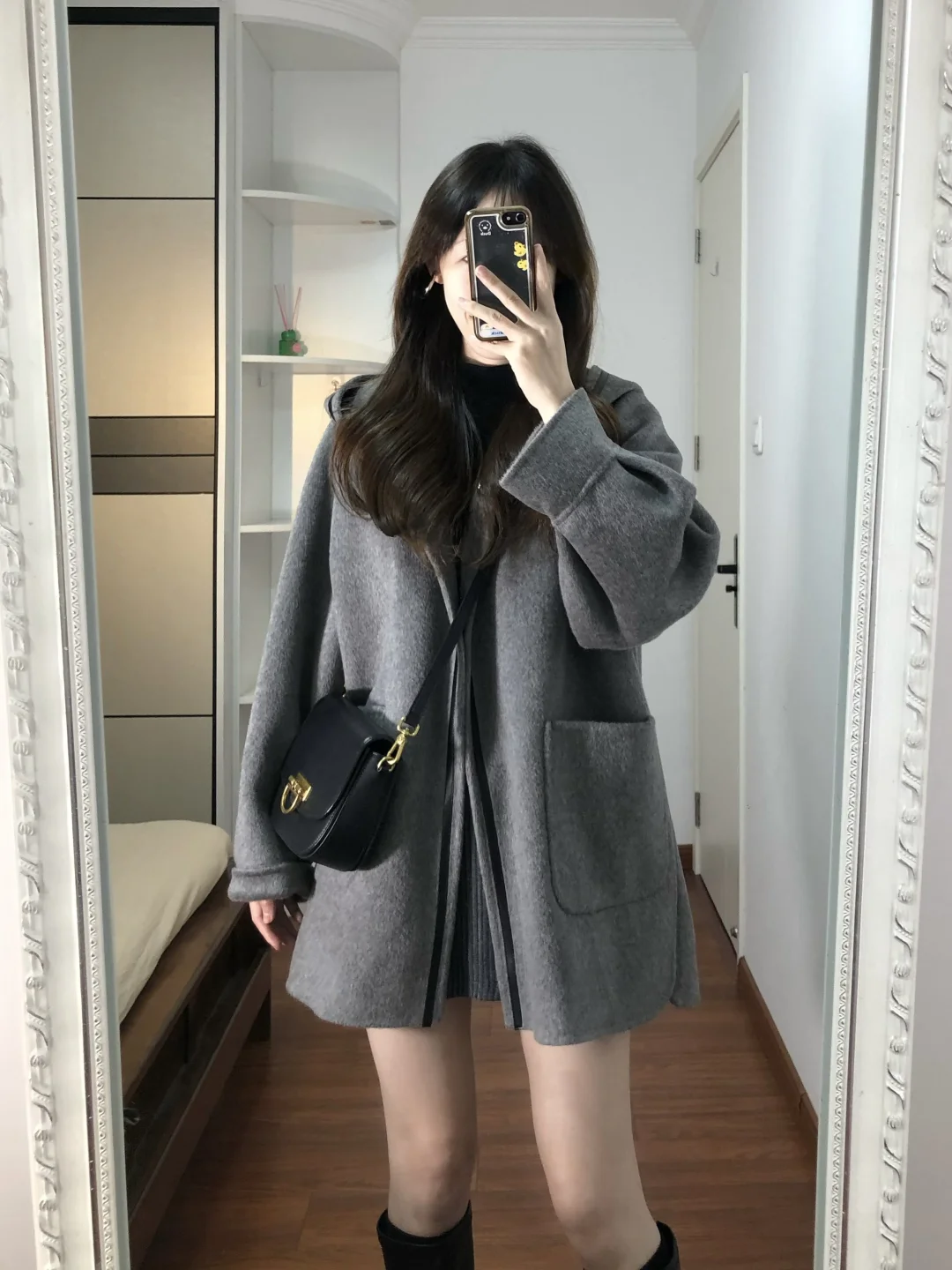 今年第一件灰色大衣