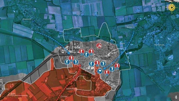 波克罗夫斯克战况乌军第425突击团进入波克罗夫斯克市中心，将俄从市政大楼中清除，