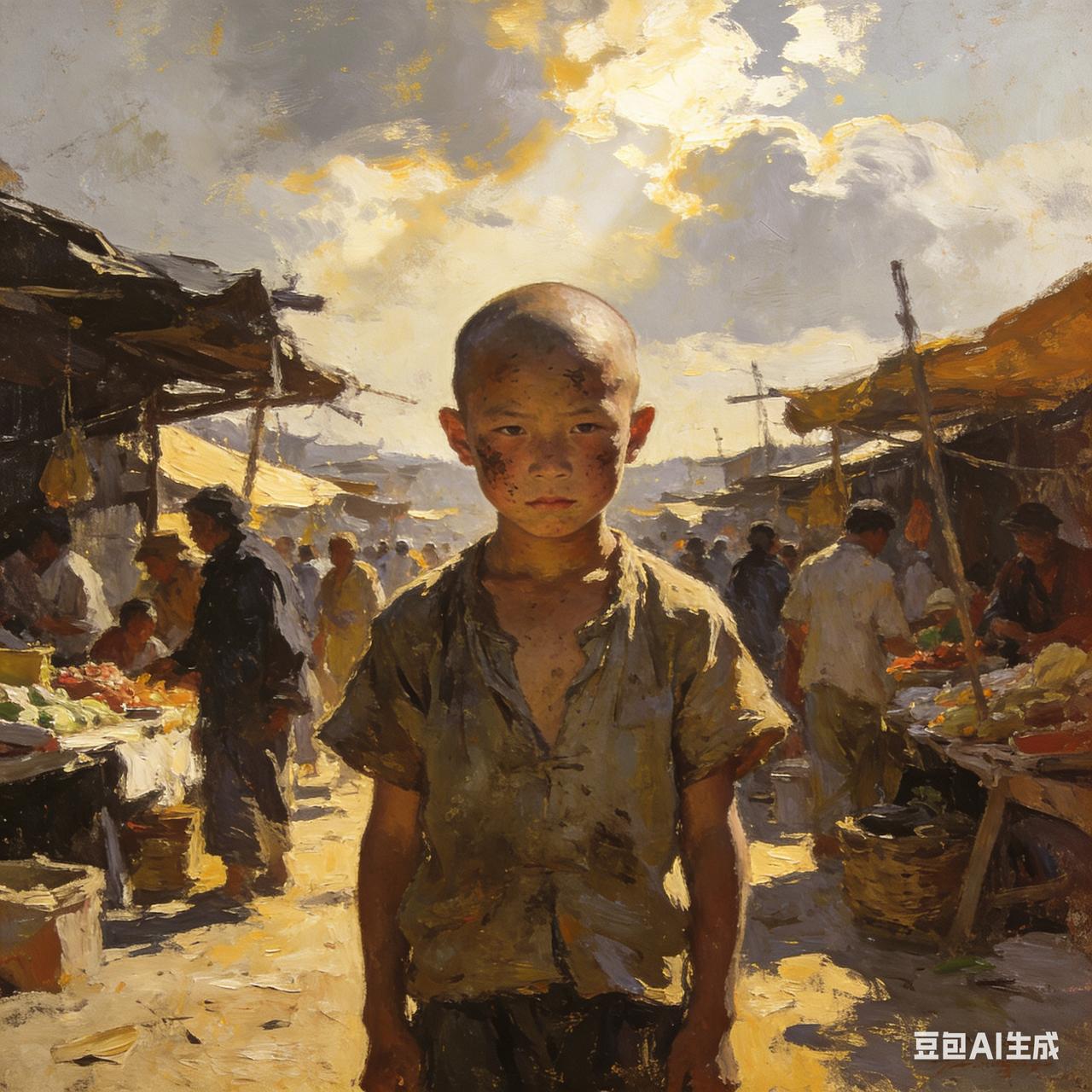 我们村里有一位老人，外号叫“打不死”。他从小顽劣，总给家里惹麻烦。父亲和兄长