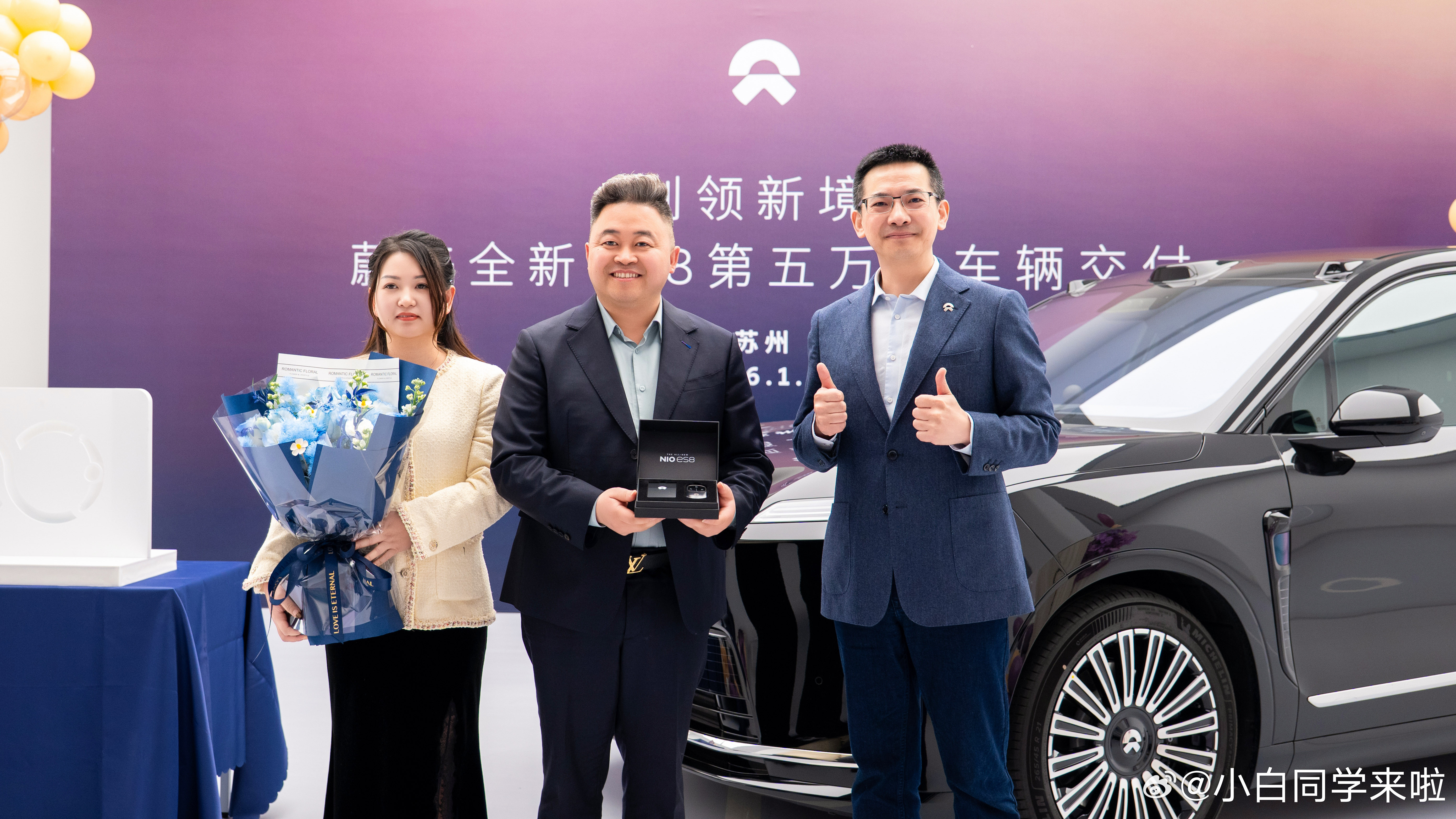 真是NIO第一台订单和交付都拉满的车型，全新蔚来ES8已经完成第五万台交