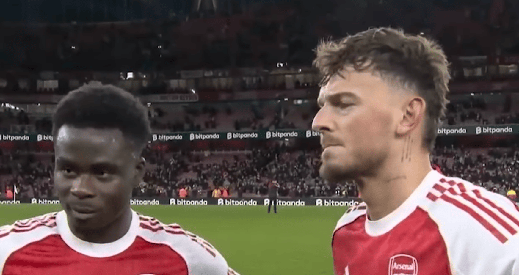 萨卡: 不想被冲昏头脑;怀特: 阿森纳很多替补是首发级别的