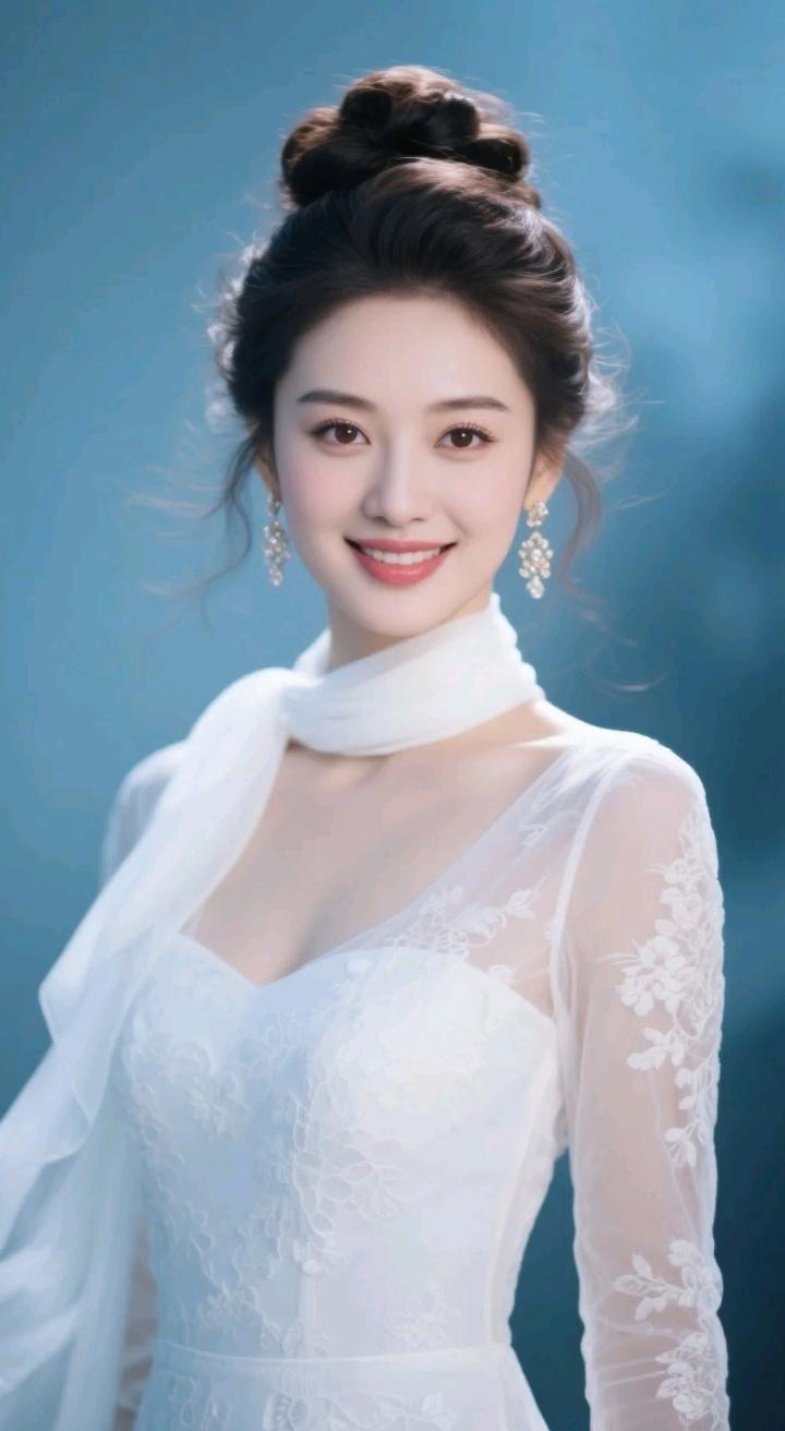 这姑娘穿得真像新娘子！你觉得女人最重要的是美貌还是人品穿婚纱的女子新娘子秀禾