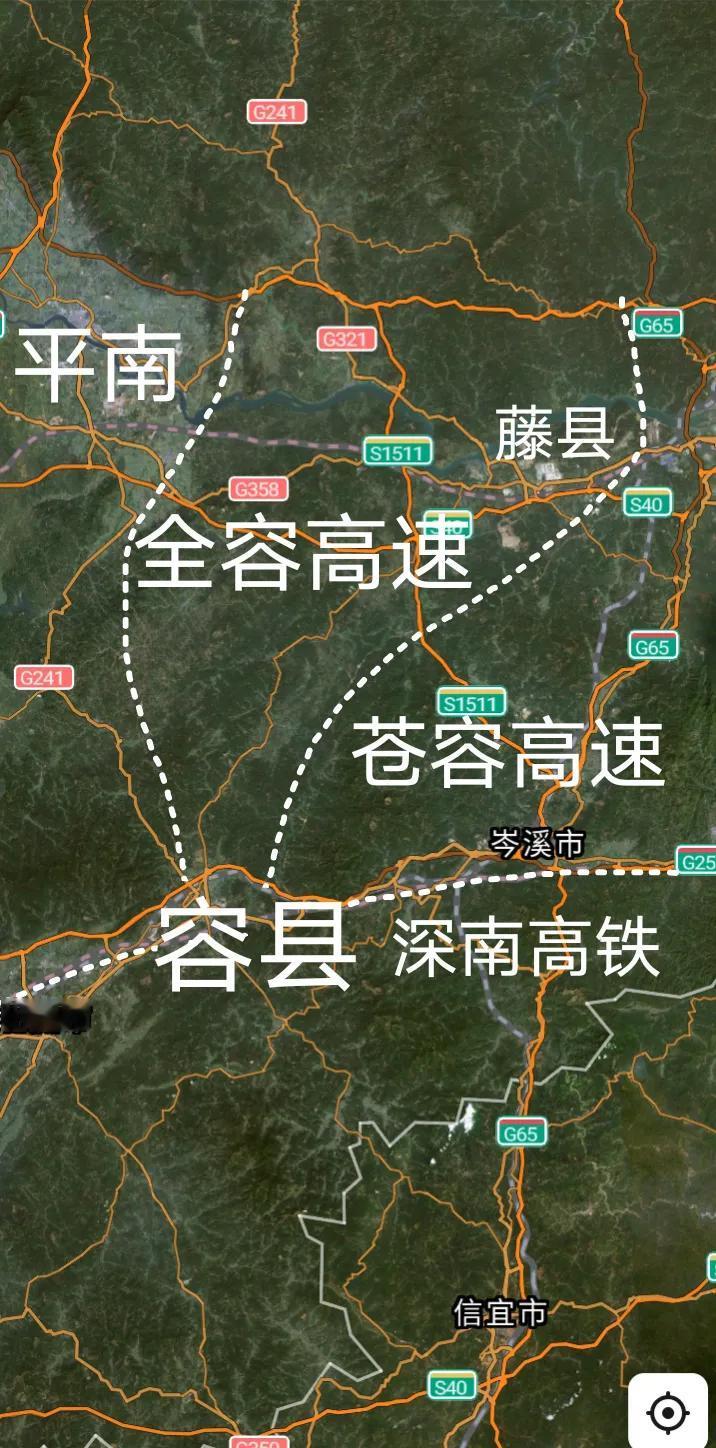 飞速发展，玉林容县应该是广西在建交通项目最多的县城，第一正在建设的梧州苍梧至容县