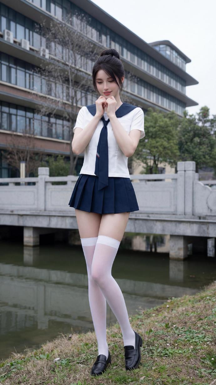 校园少女jk风，甜美校服穿搭，青春洋溢！jk清纯