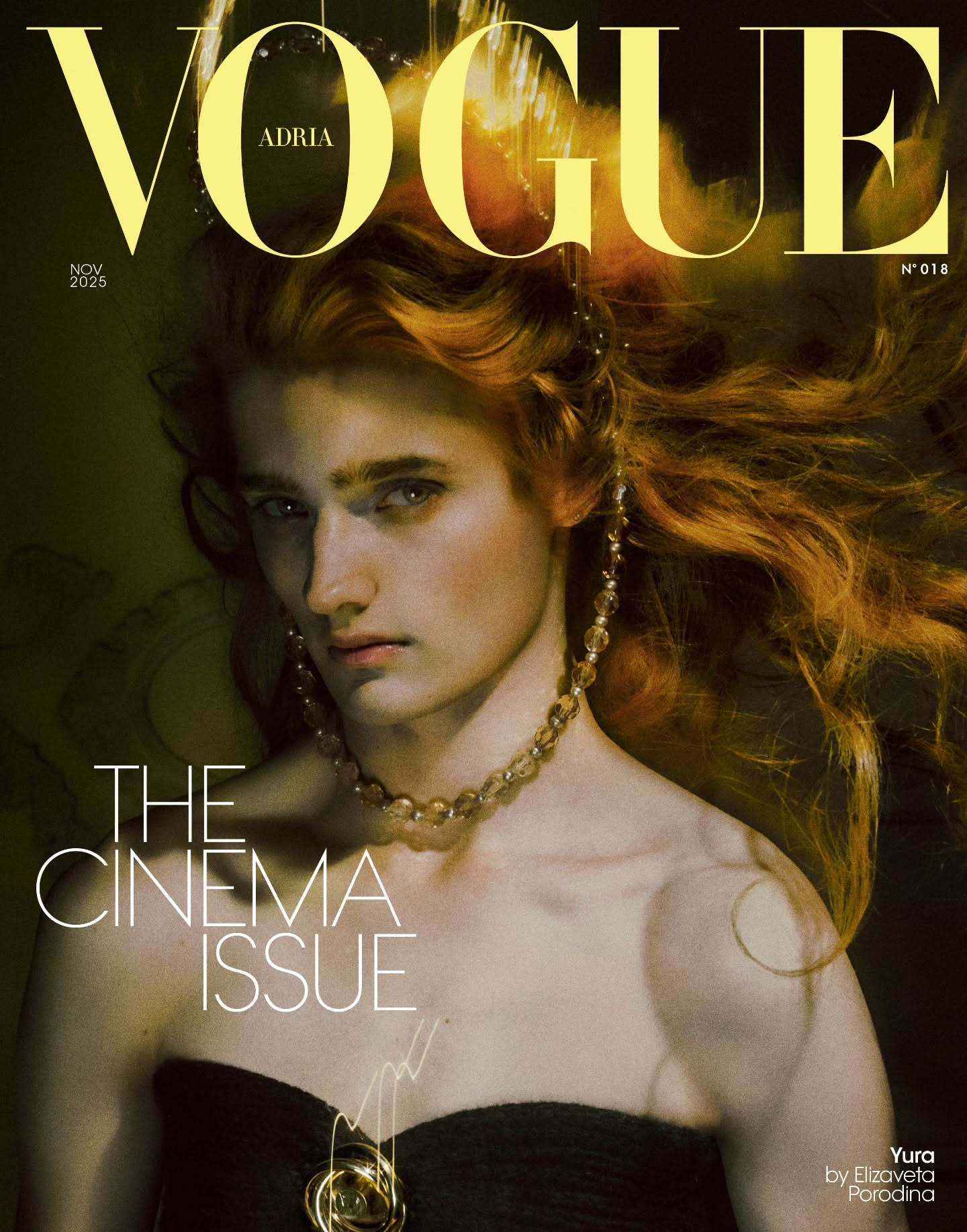 VOGUEAdria十一月刊，好美哦[抱抱]摄影：Elizave