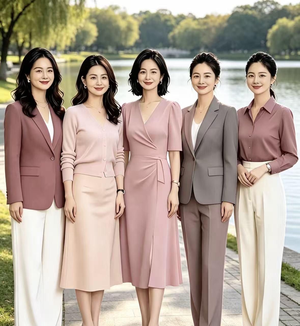 这当大领导的人气质真的与众不同，下面这五位美女中有一位是大领导，你能看出来是哪一