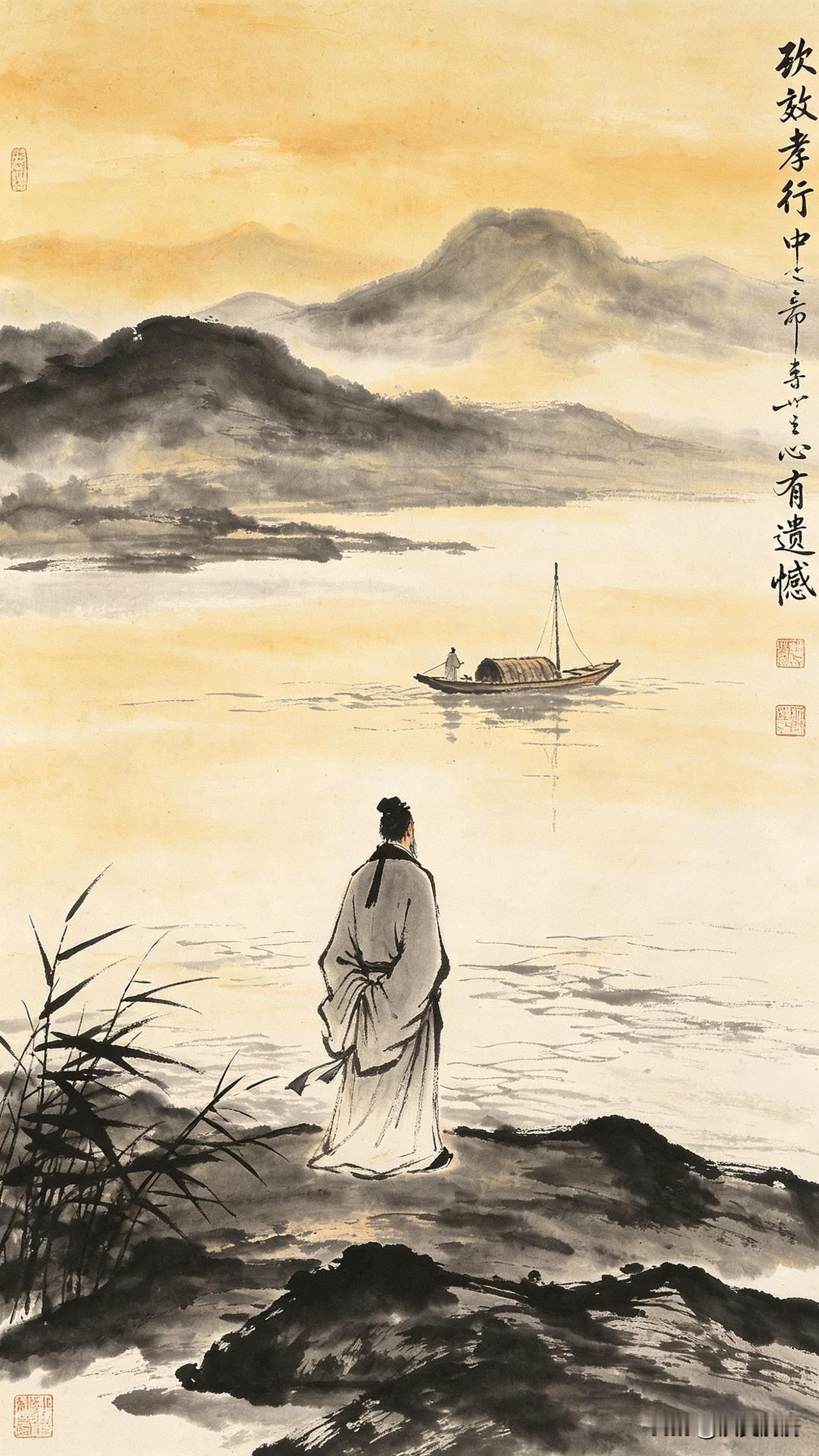 《一念放下，万般自在；一念执着，千劫难脱；命自我立，福自己求；心若不动，万事从容