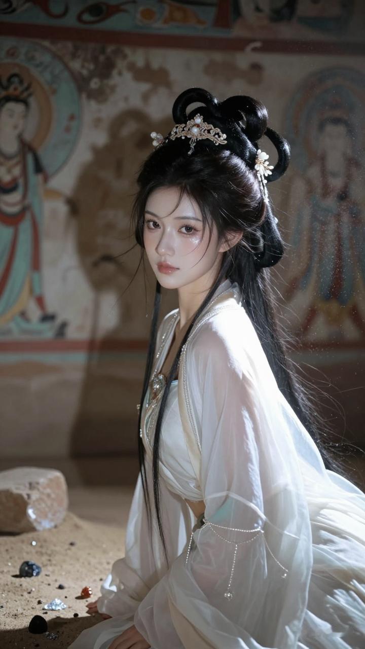 国风汉服简直美到犯规，是穿越时空的仙子，实现了古典与现代的完美融合。它形制多样