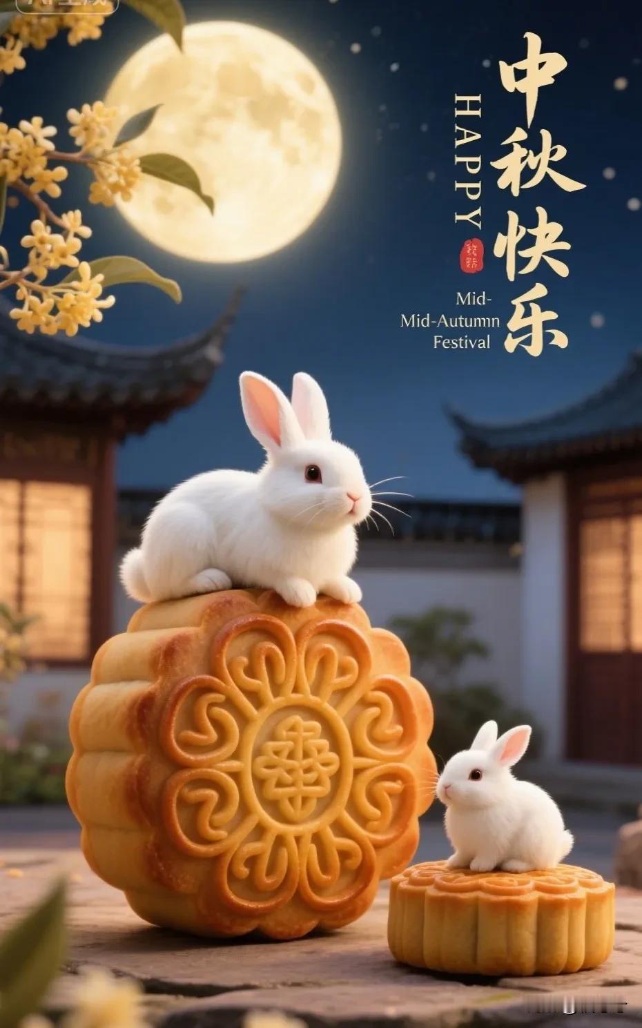 中秋，是刻在中国人骨子里的浪漫今夜月明人尽望。月亮慢慢变圆，世事渐渐如愿