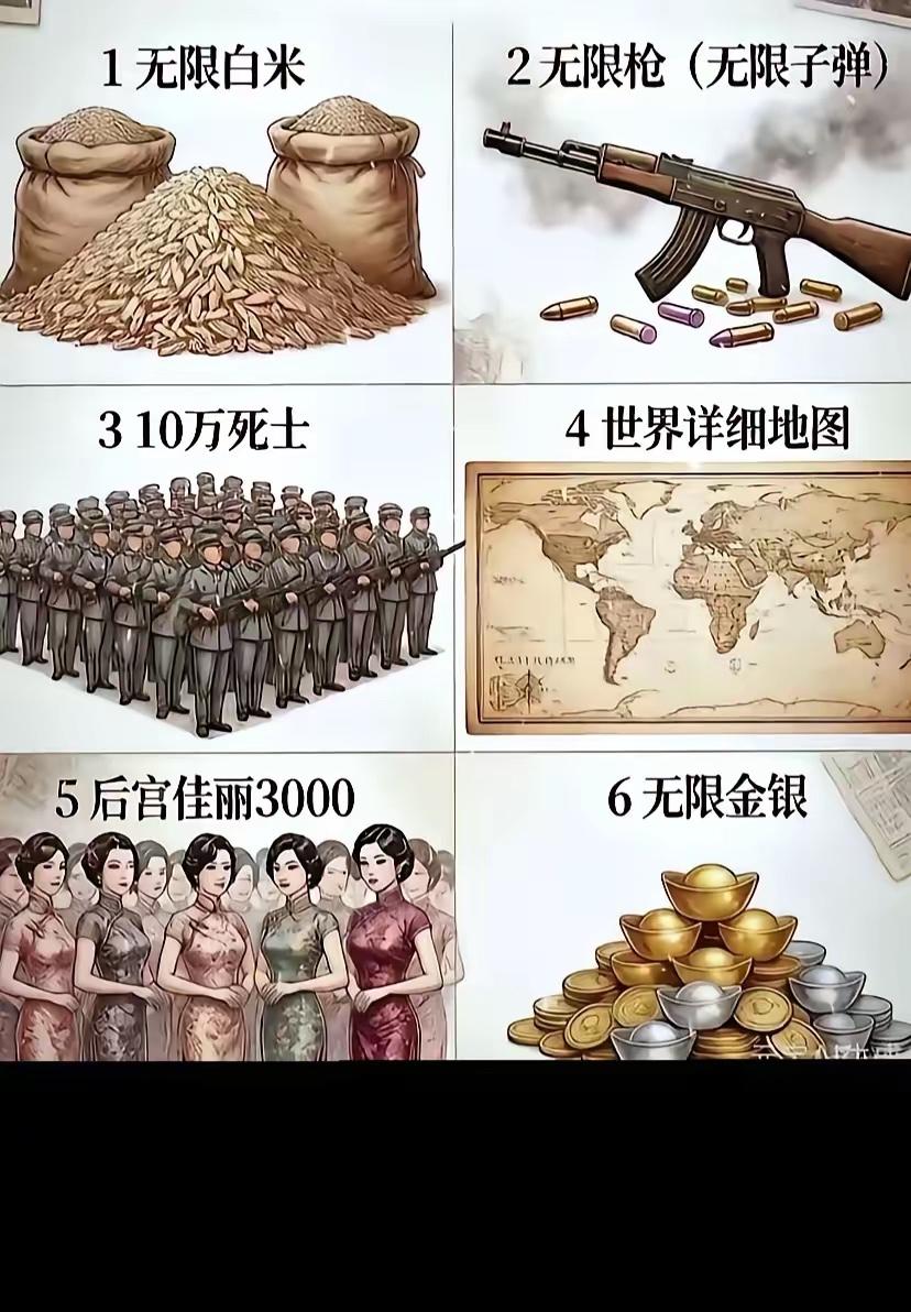 如果你穿越了，​你会选择哪一个，让你所向无敌