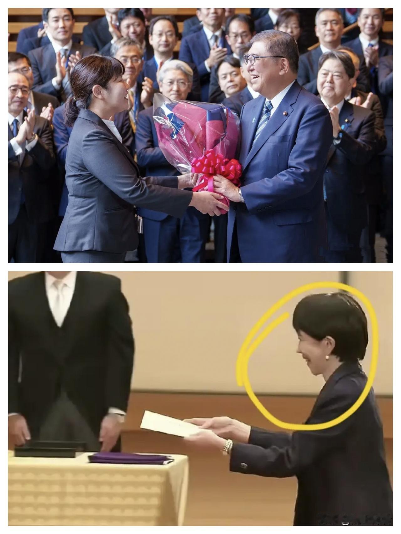 日本军情观察:石破茂卸任时笑容满面，高市早苗接任时藏不住兴奋。石破茂:终于