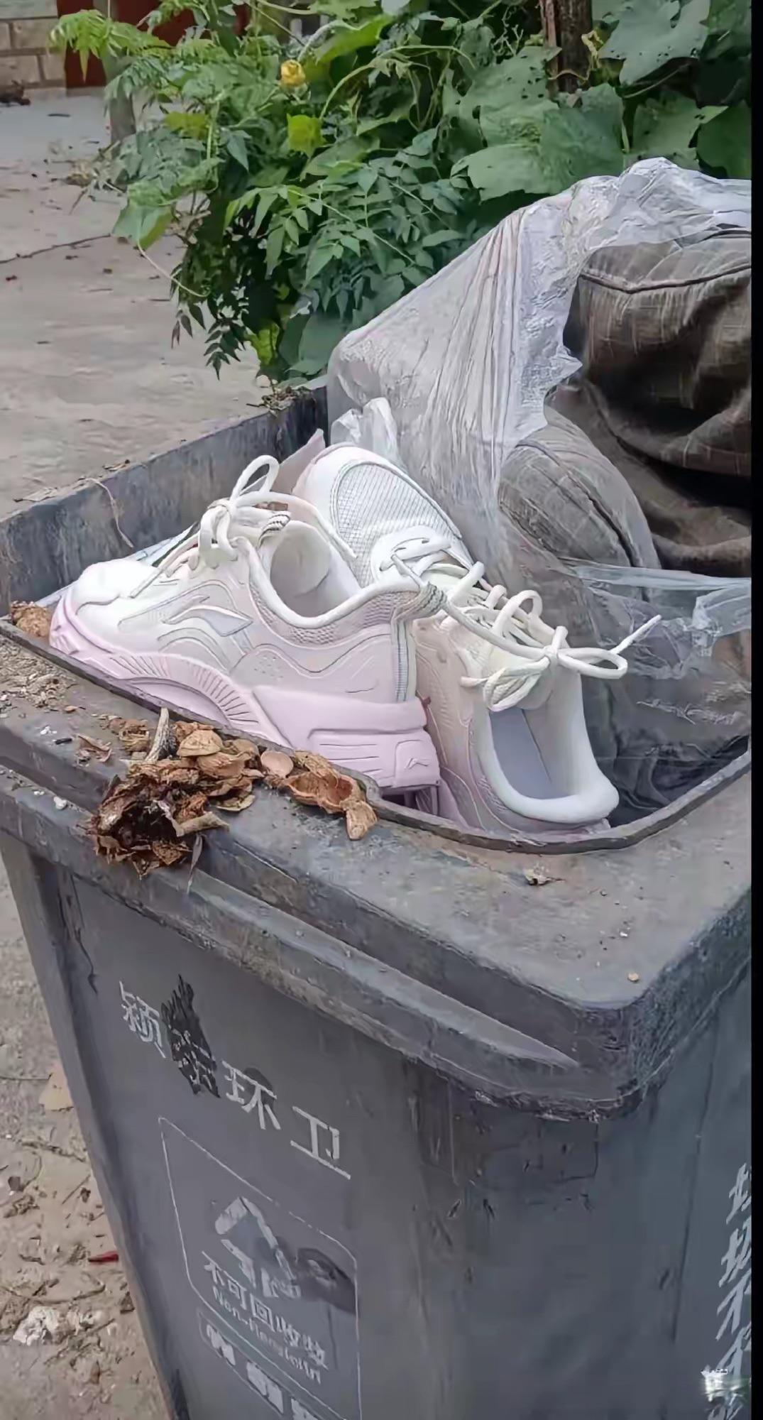 这么好的鞋怎么就扔了呢