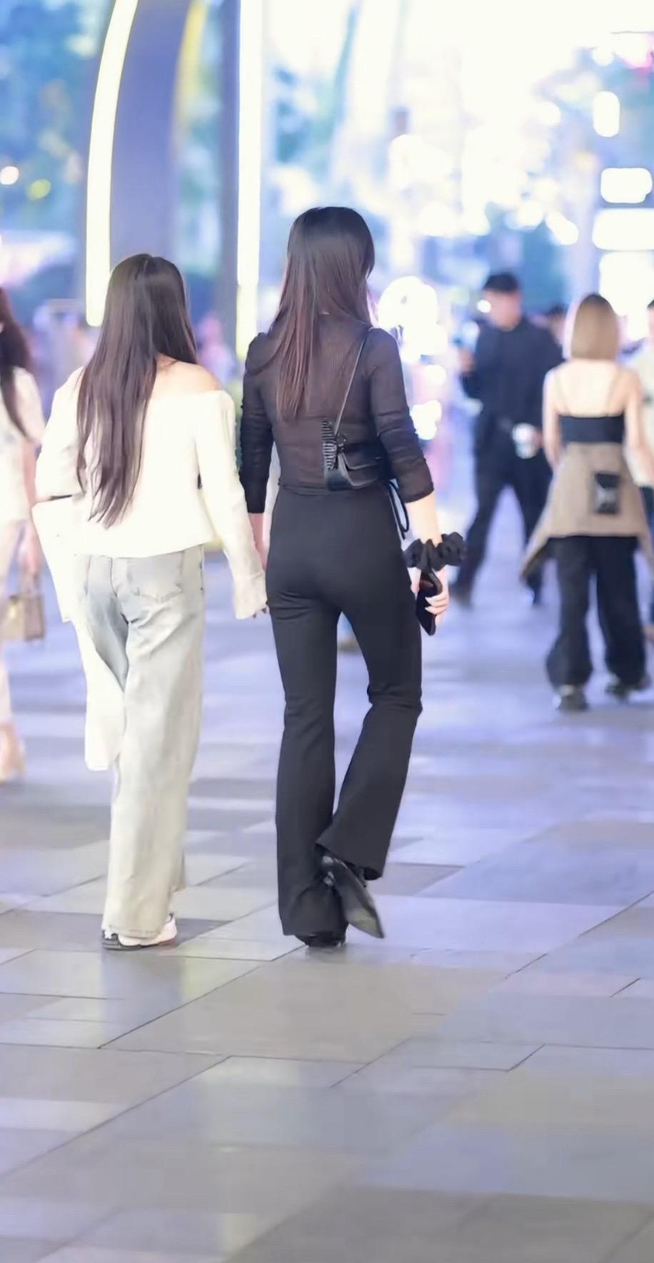 美女 女神 夜景 夜晚的美