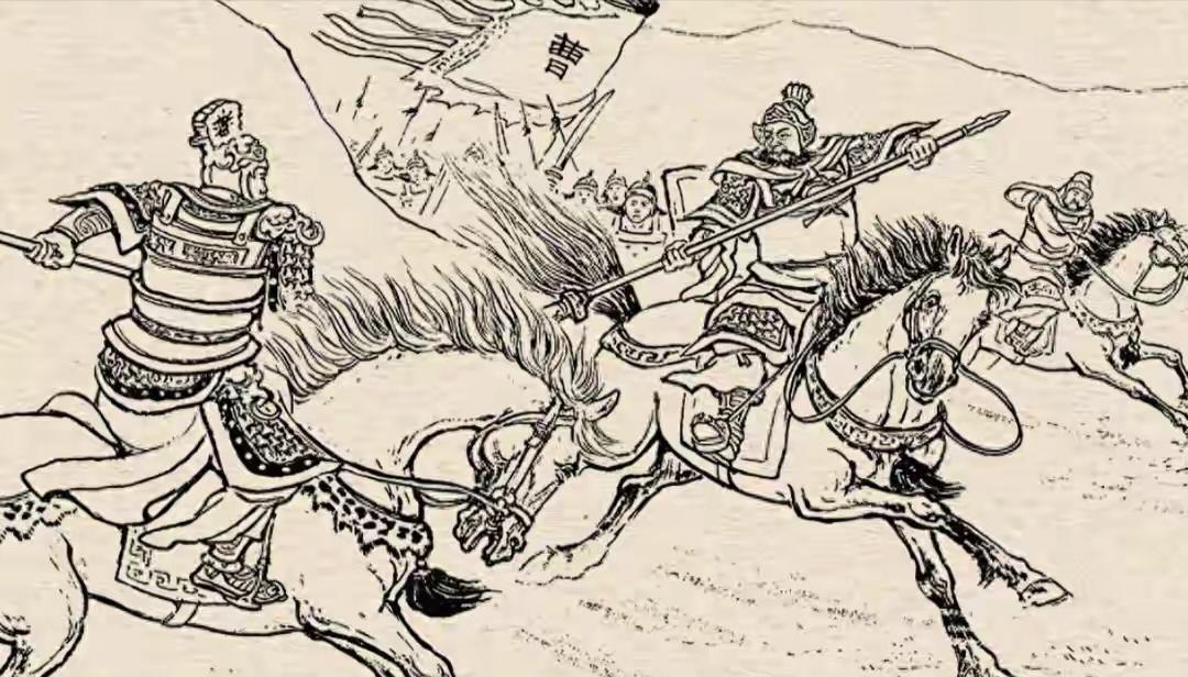 "勿伤吾主！"他是曹姓大将，对曹操的忠诚无人可及。荥阳中伏时，他毅然将战马让