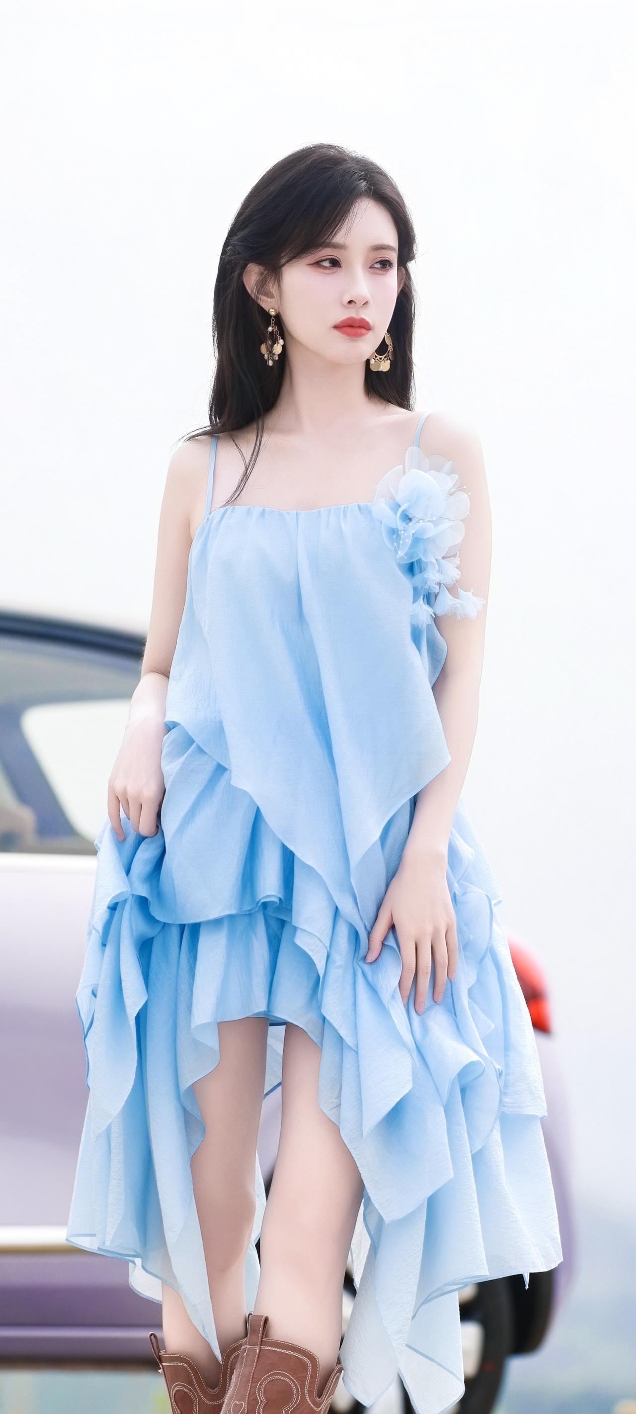 内娱甜妹天花板！孟子义这组美照直接封神🔥孟子义气质女明星明星穿搭女明星高