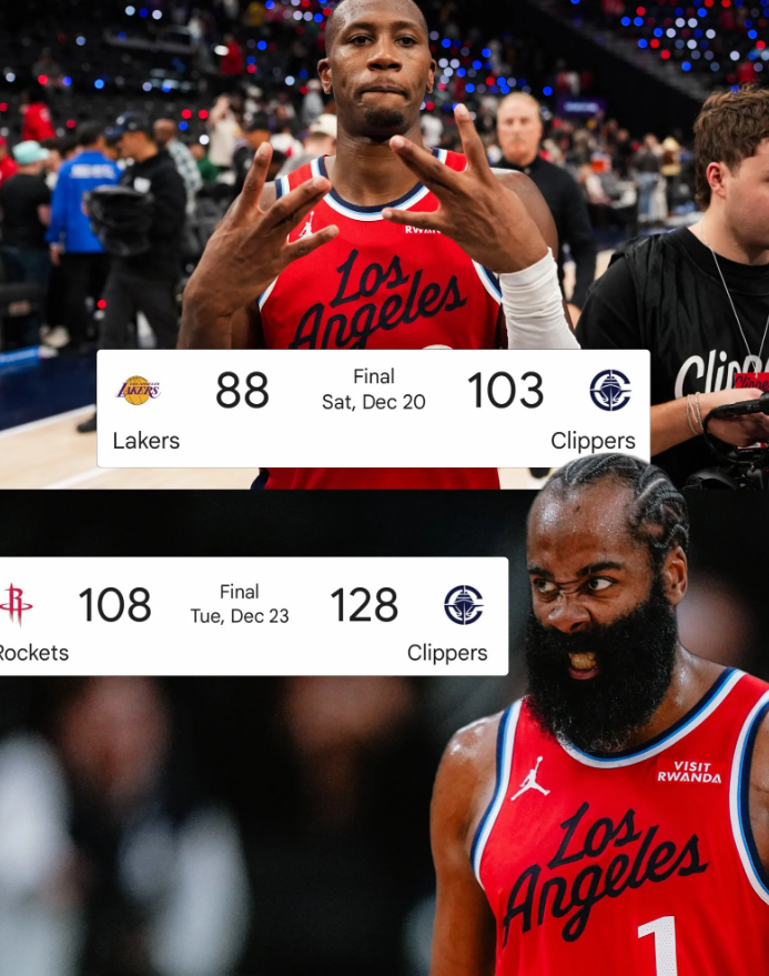 NBA常规赛，快船对阵开拓者的比赛即将开始。赛前，快船社媒晒出本场比赛的预热海