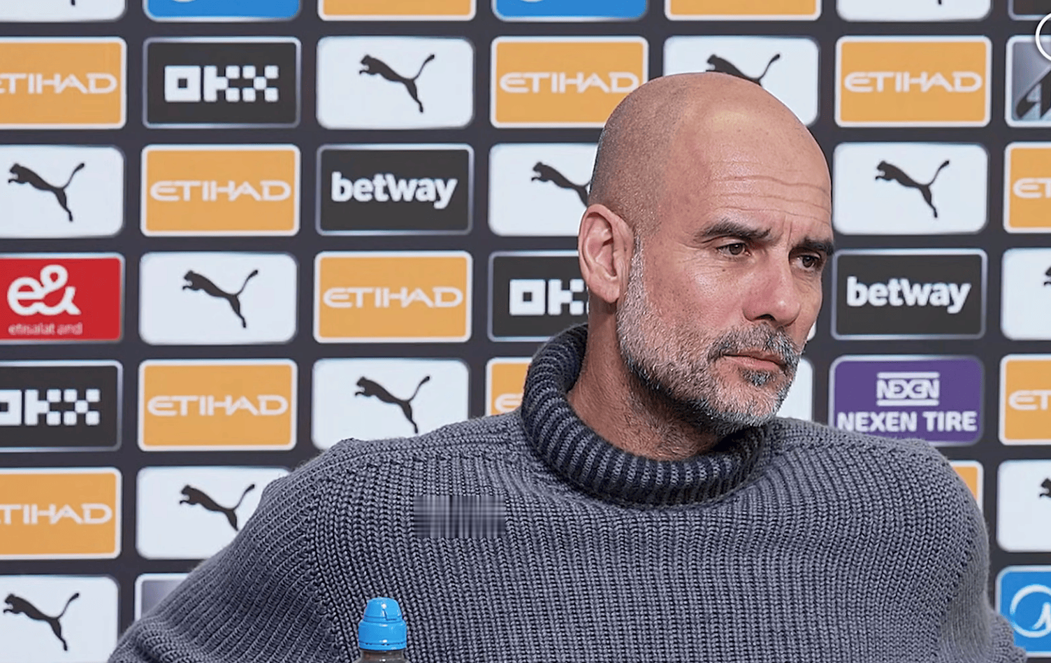 瓜帅: 阿坎吉不可能被召回;曼城会评估阵容以及冬窗的情况