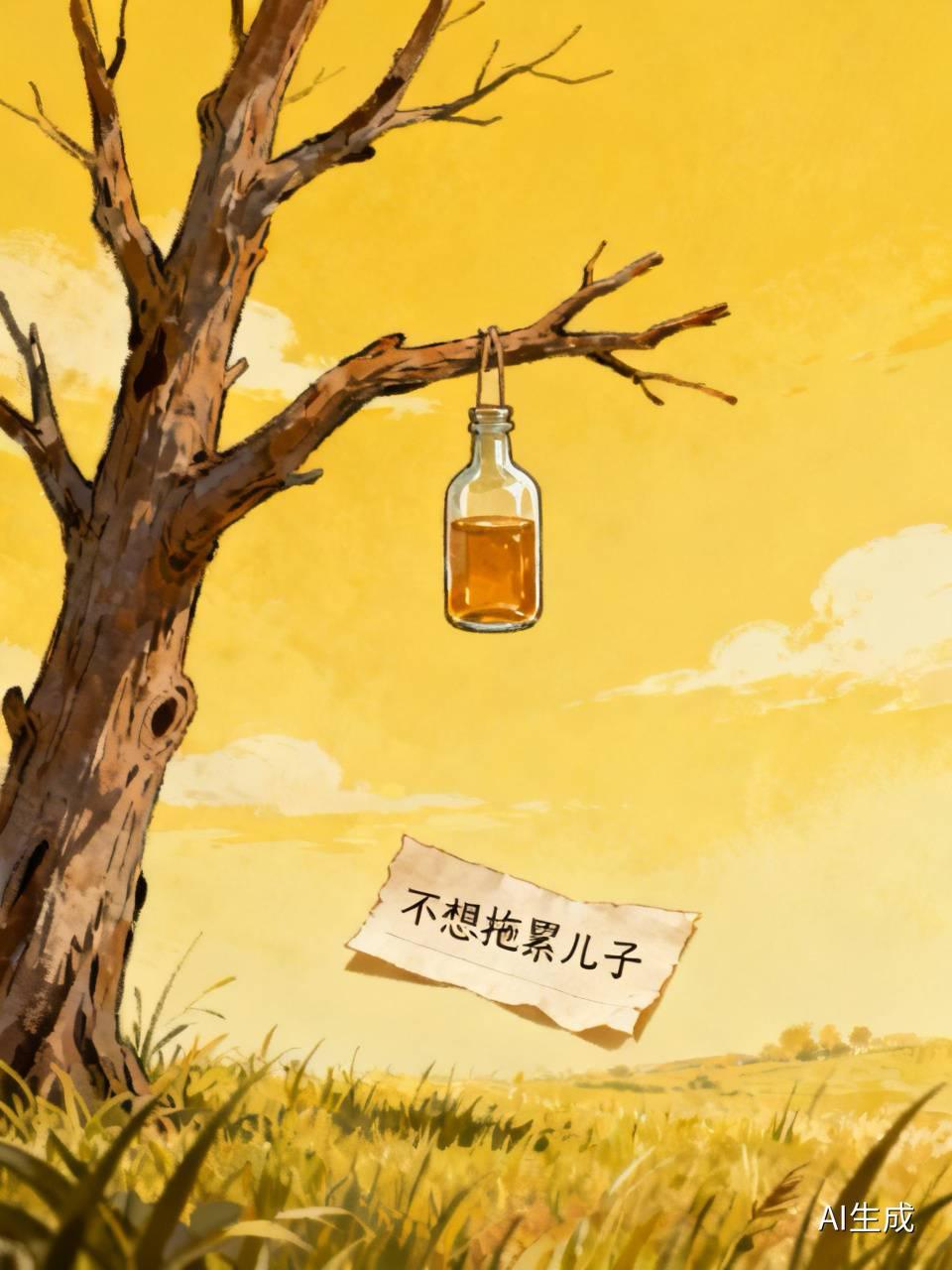 看到一个故事，一个58岁的婶子，一个人过。大清早摘了一兜菜给儿子送去，儿子心疼妈