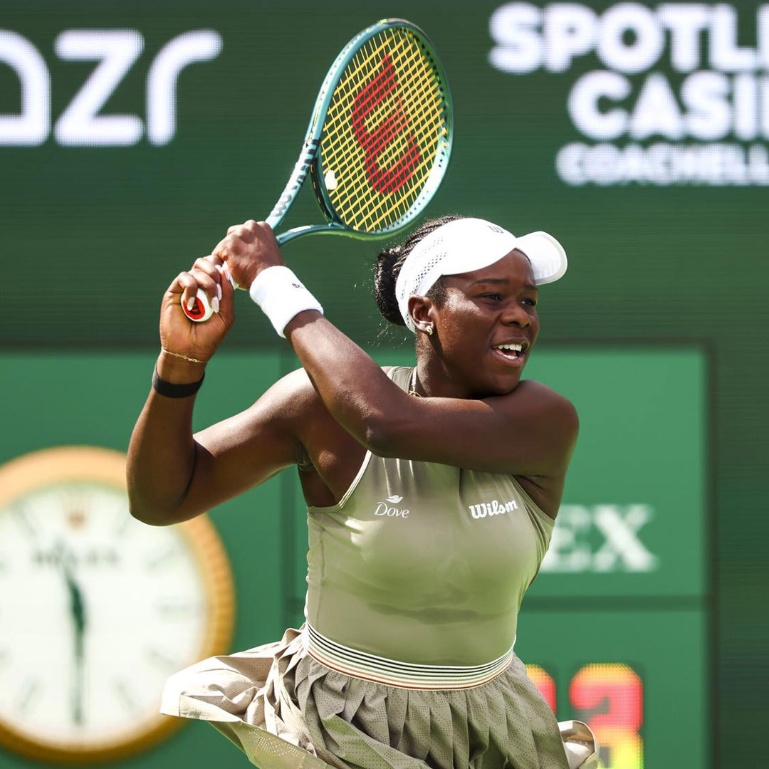 作为世界前十的第一场胜利✌WTA1000印第安维尔斯站第二轮，10号种子姆博科两