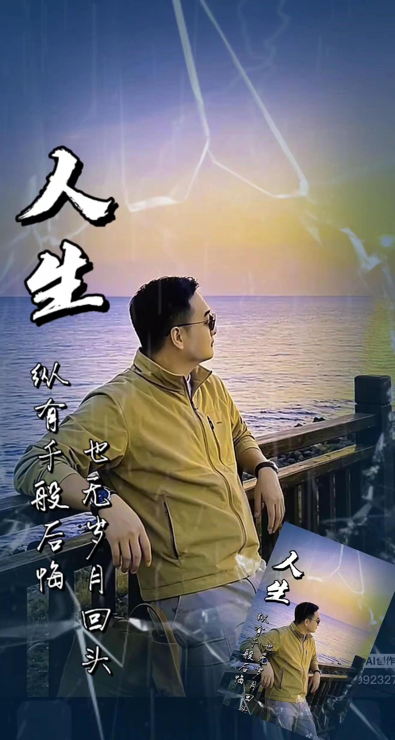 如果有时间你一定要去海边看落日